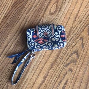 Vera Bradley wallet with wrist strap